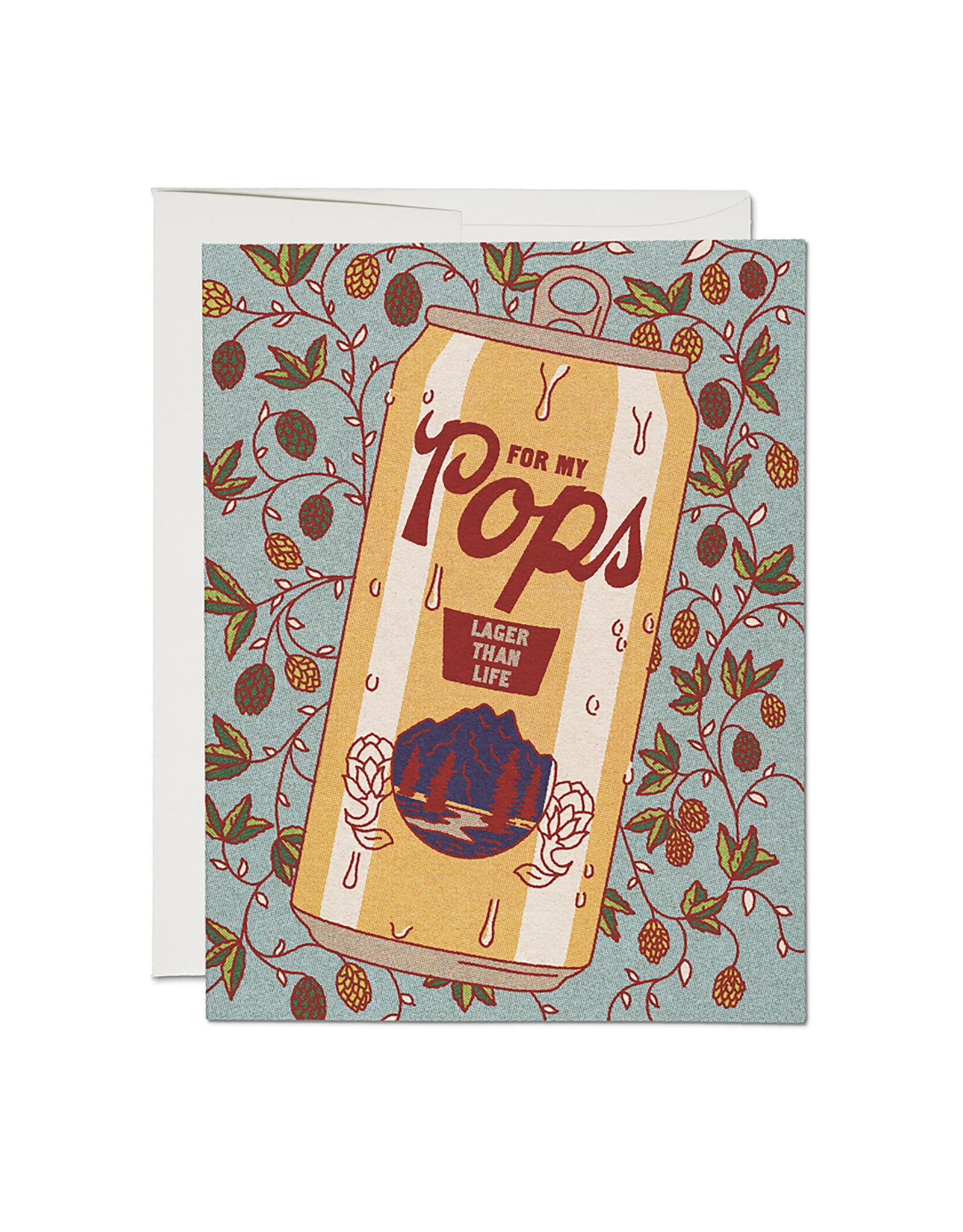 Red Cap Cards Larger Than Life A2 Greeting Card