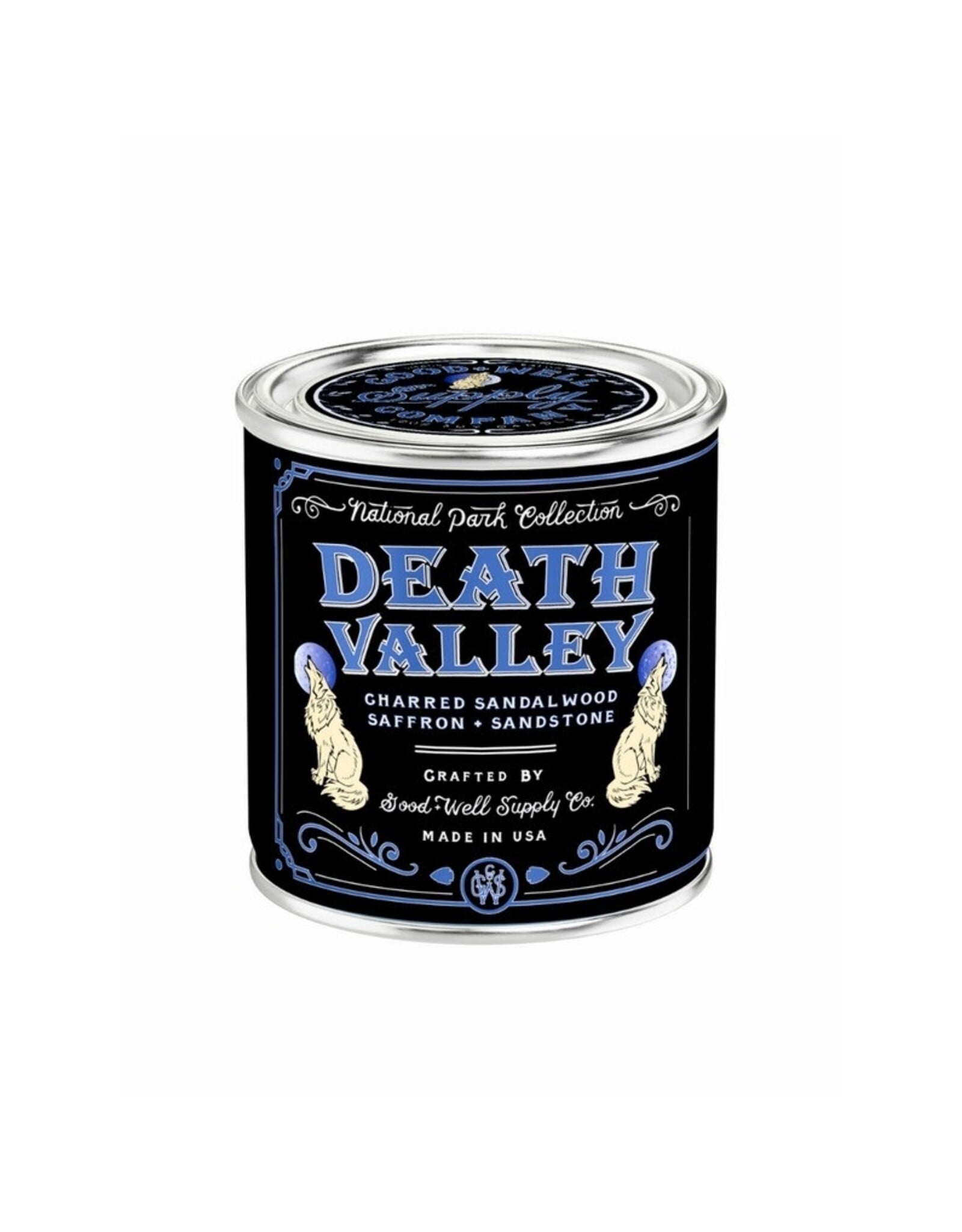 Good & Well Supply Co. Half-Pint Death Valley Candle - Sandalwood, Saffron & Sandstone