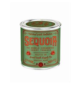 Good & Well Supply Co. Half-Pint Sequoia Candle - Fir, Cedarwood & Smoky Tobacco