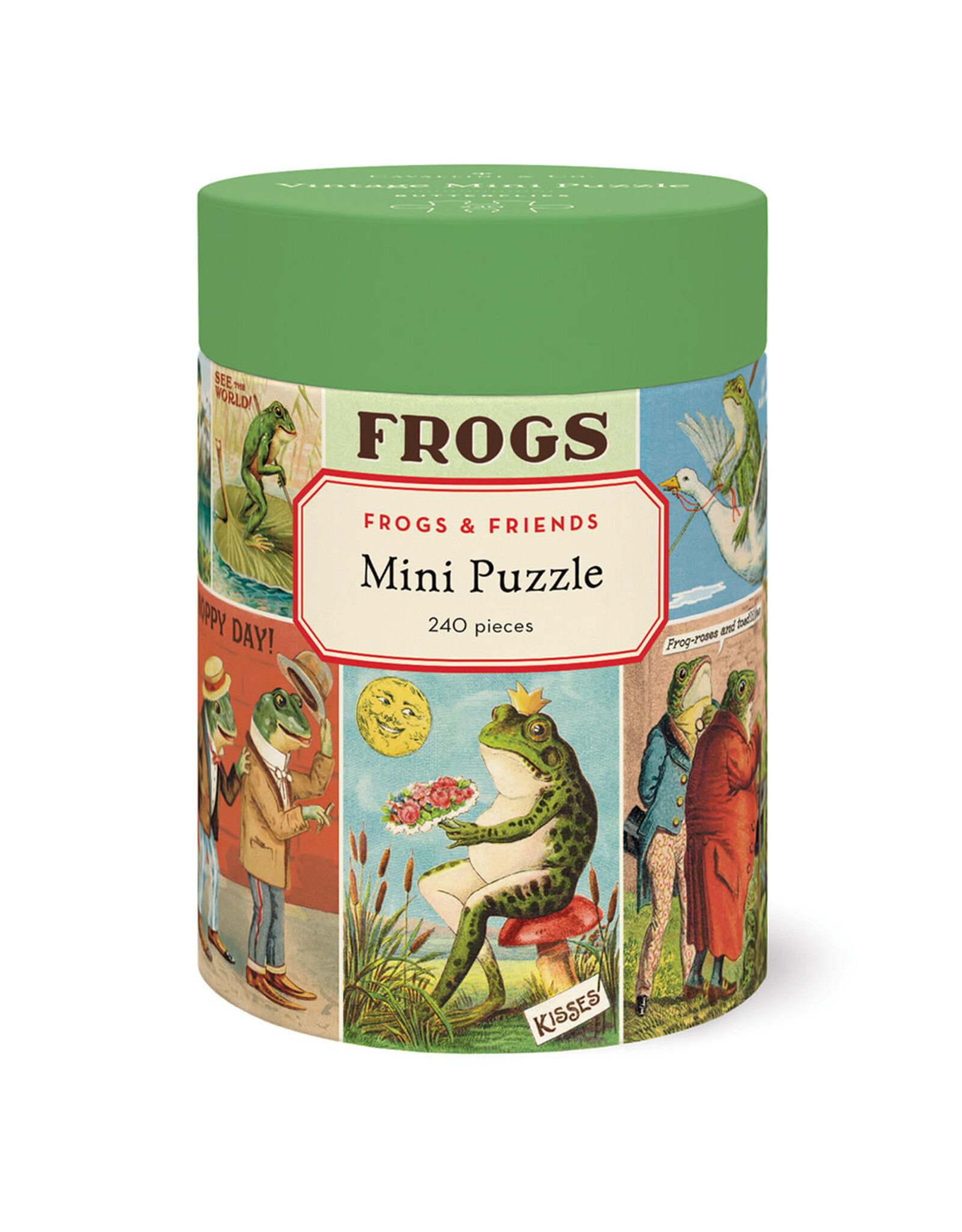 Cavallini Papers & Co. Frogs & Friends Mini Puzzle 240 Pcs