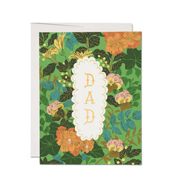 Red Cap Cards Verdant Tribute A2 Greeting Card