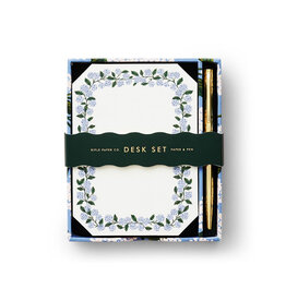 Rifle Paper Co. Hydrangea Note Writing Set of 130 Sheets and Pen