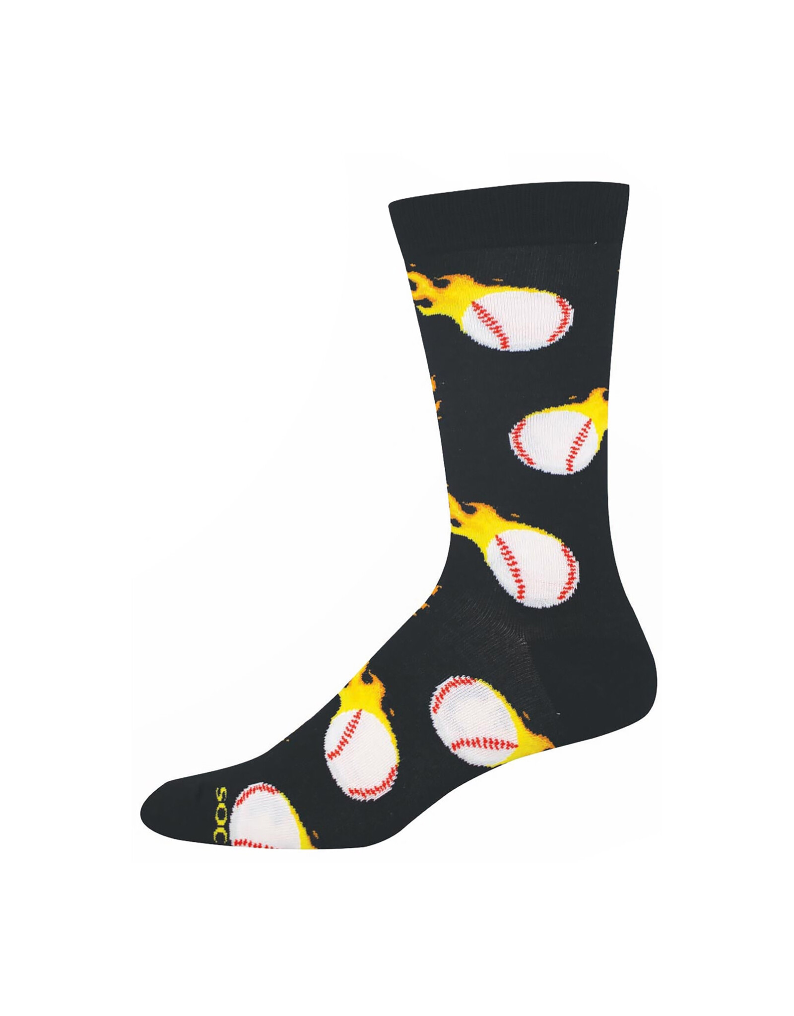 Socksmith Design Flamethrower 10-13 Men's Crew Socks