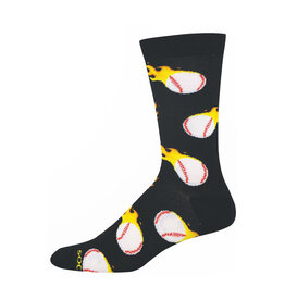 Socksmith Design Flamethrower 10-13 Men's Crew Socks
