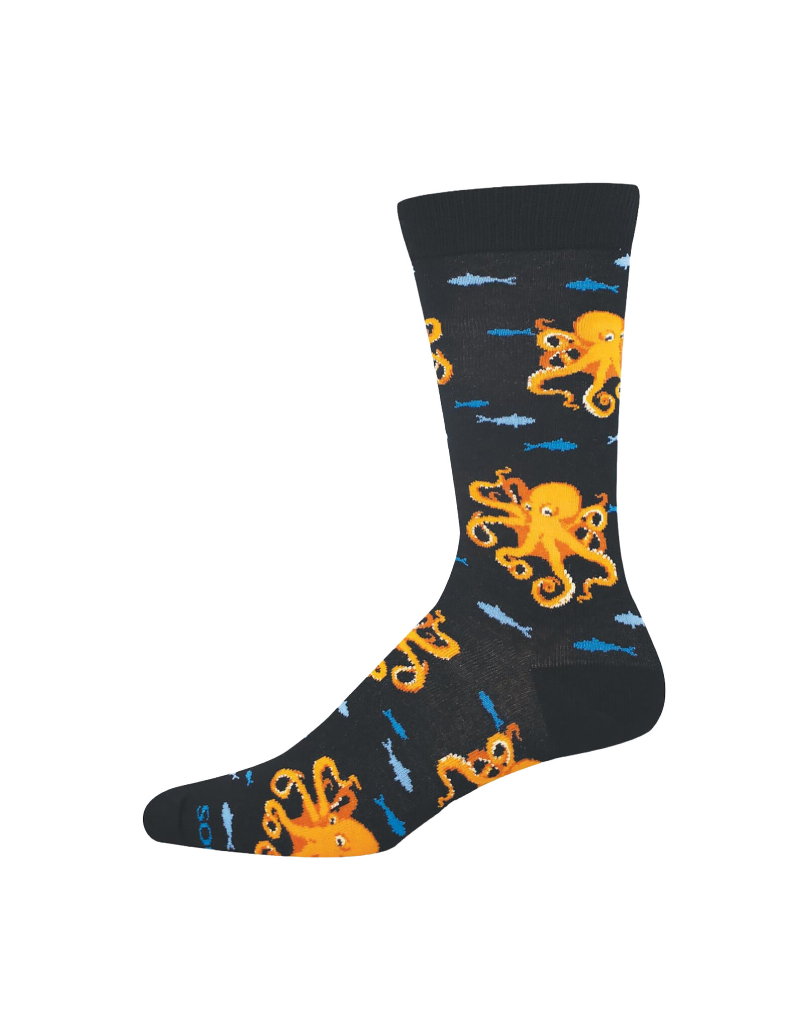 Socksmith Design Octopuses Rule 10-13 Men's Crew Socks