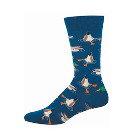 Socksmith Design Duck Dive 10-13 Men's Crew Socks