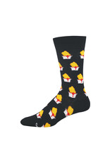 Socksmith Design Dunking Nuggets 10-13 Men's Crew Socks