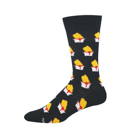 Socksmith Design Dunking Nuggets 10-13 Men's Crew Socks