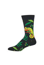 Socksmith Design Bright as a Chameleon 10-13 Men's Crew Socks