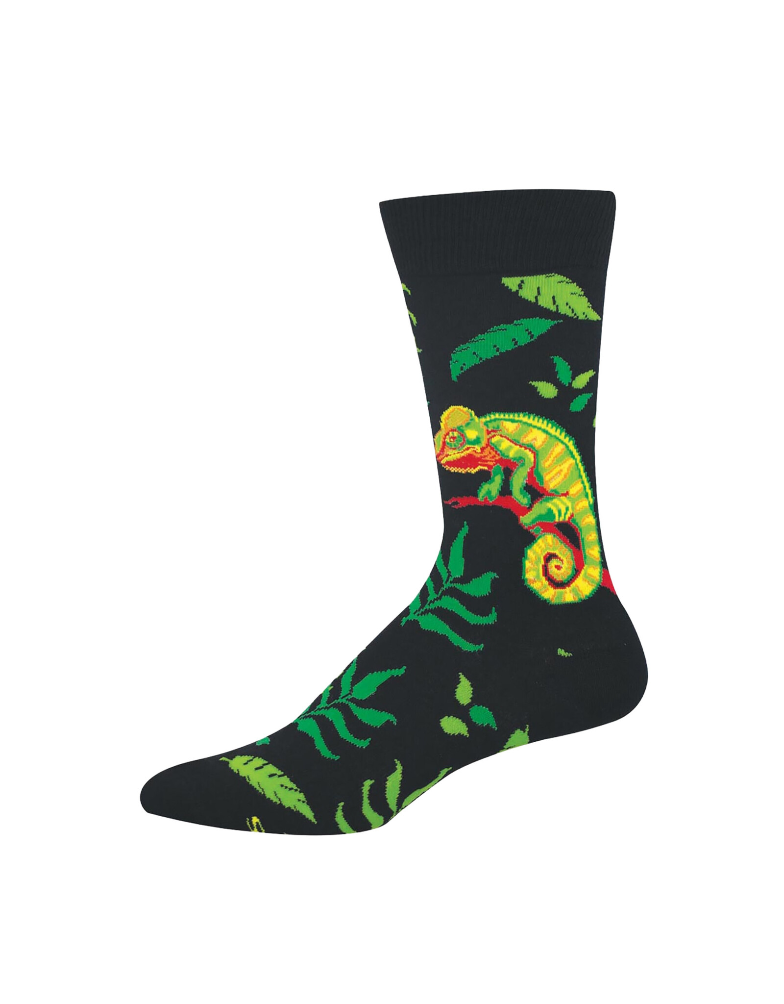 Socksmith Design Bright as a Chameleon 10-13 Men's Crew Socks