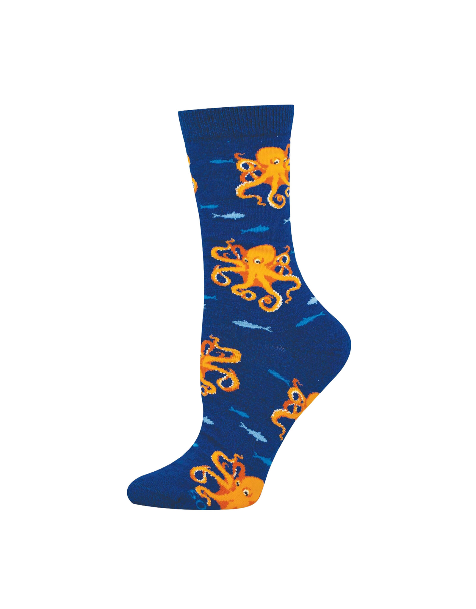 Socksmith Design Octopuses 9-11 Women's Crew Socks