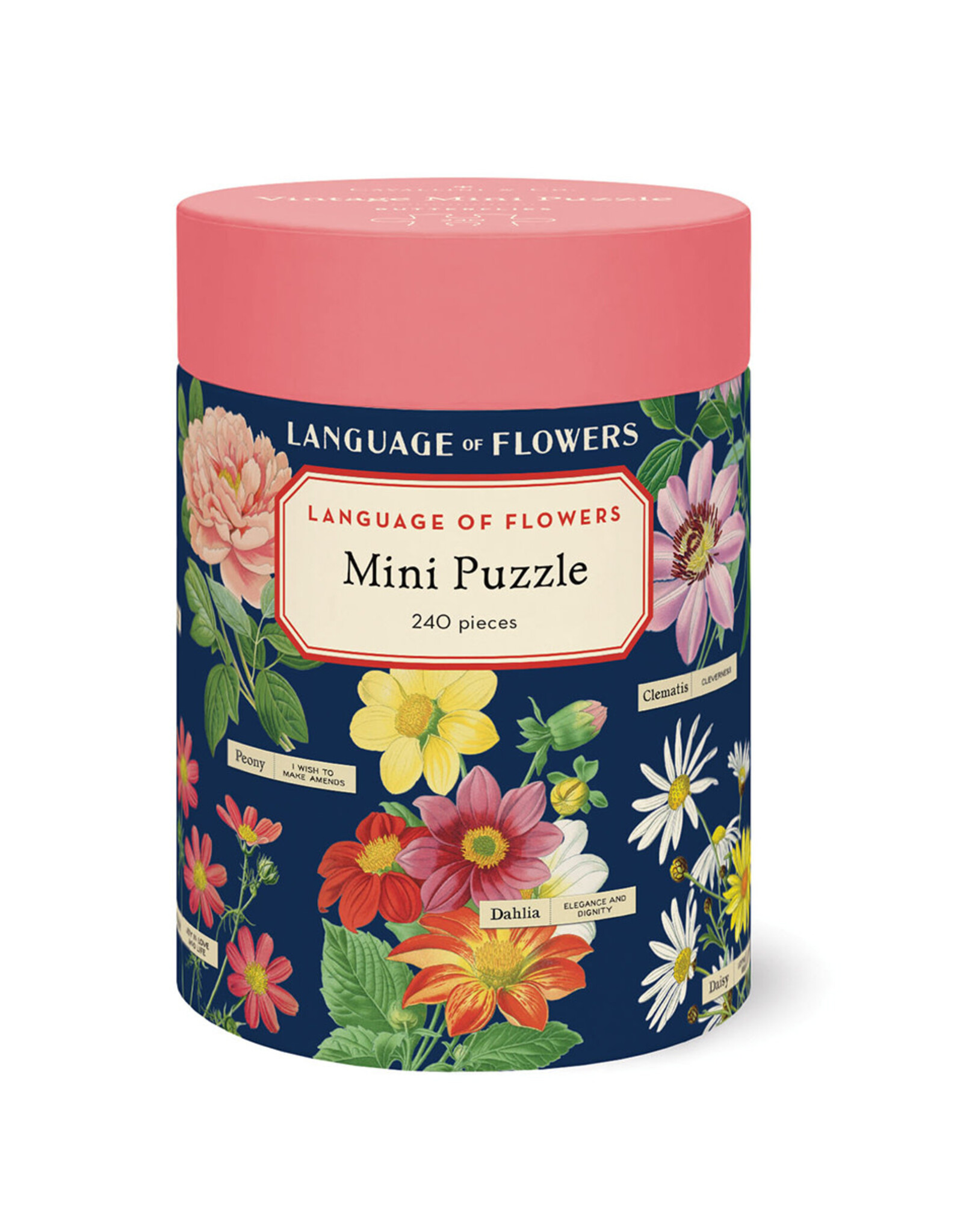 Cavallini Papers & Co. Language of Flowers Mini Puzzle 240 Pcs