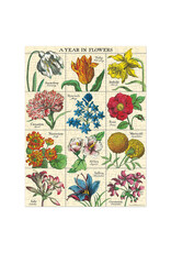 Cavallini Papers & Co. A Year in Flowers Mini Puzzle 240 Pcs