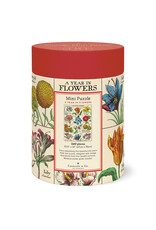Cavallini Papers & Co. A Year in Flowers Mini Puzzle 240 Pcs
