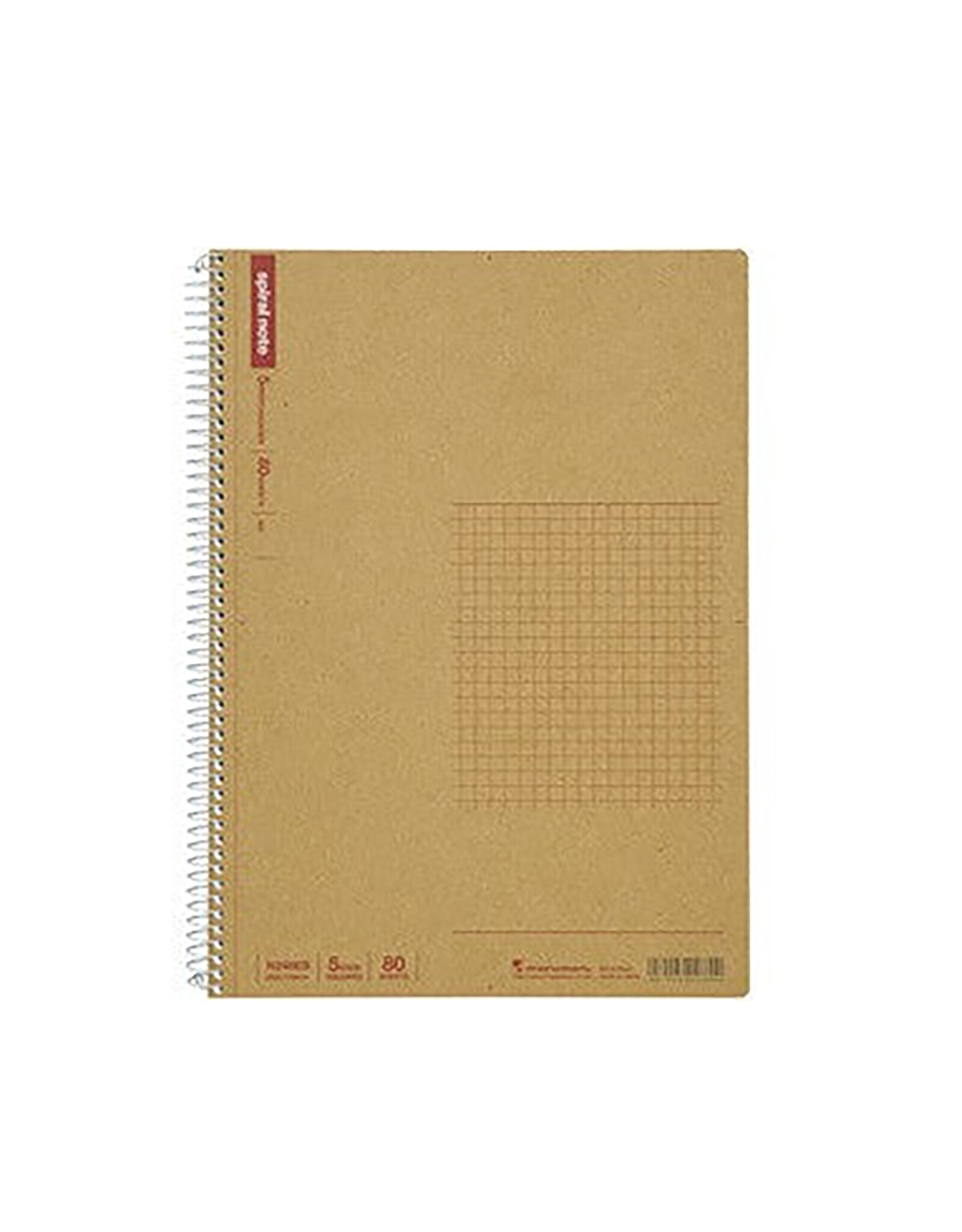 Maruman B5 Grid 5.0mm Spiral Note Basic Graph Notebook 80 Sheets