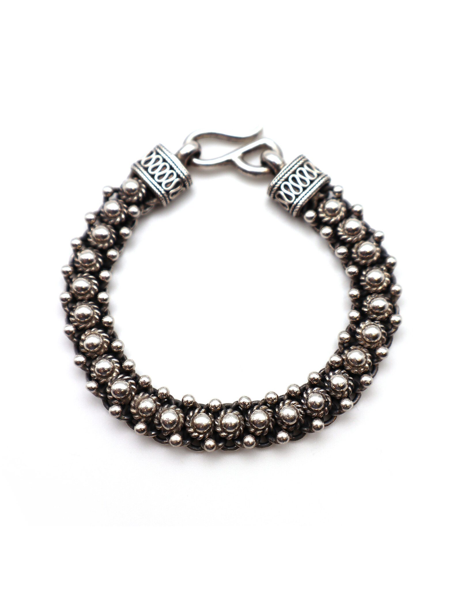 Sterling Studded Chunky Chain Bracelet