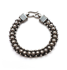 Sterling Studded Chunky Chain Bracelet