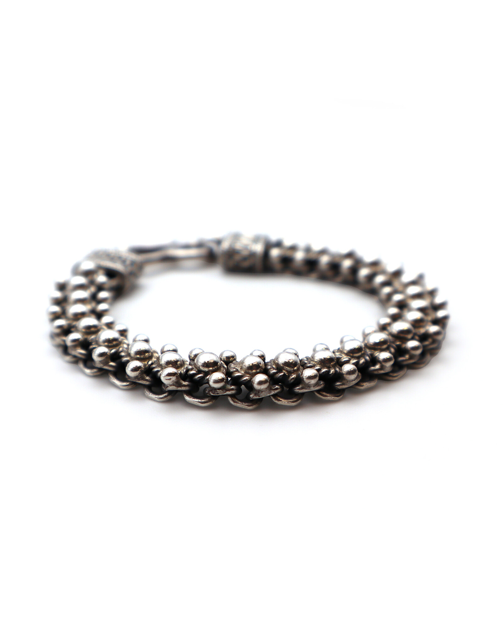 Sterling Studded Chunky Chain Bracelet