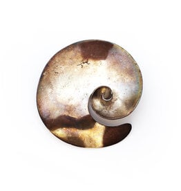 Taxco Sterling Spiral Art Brooch