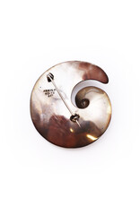 Taxco Sterling Spiral Art Brooch