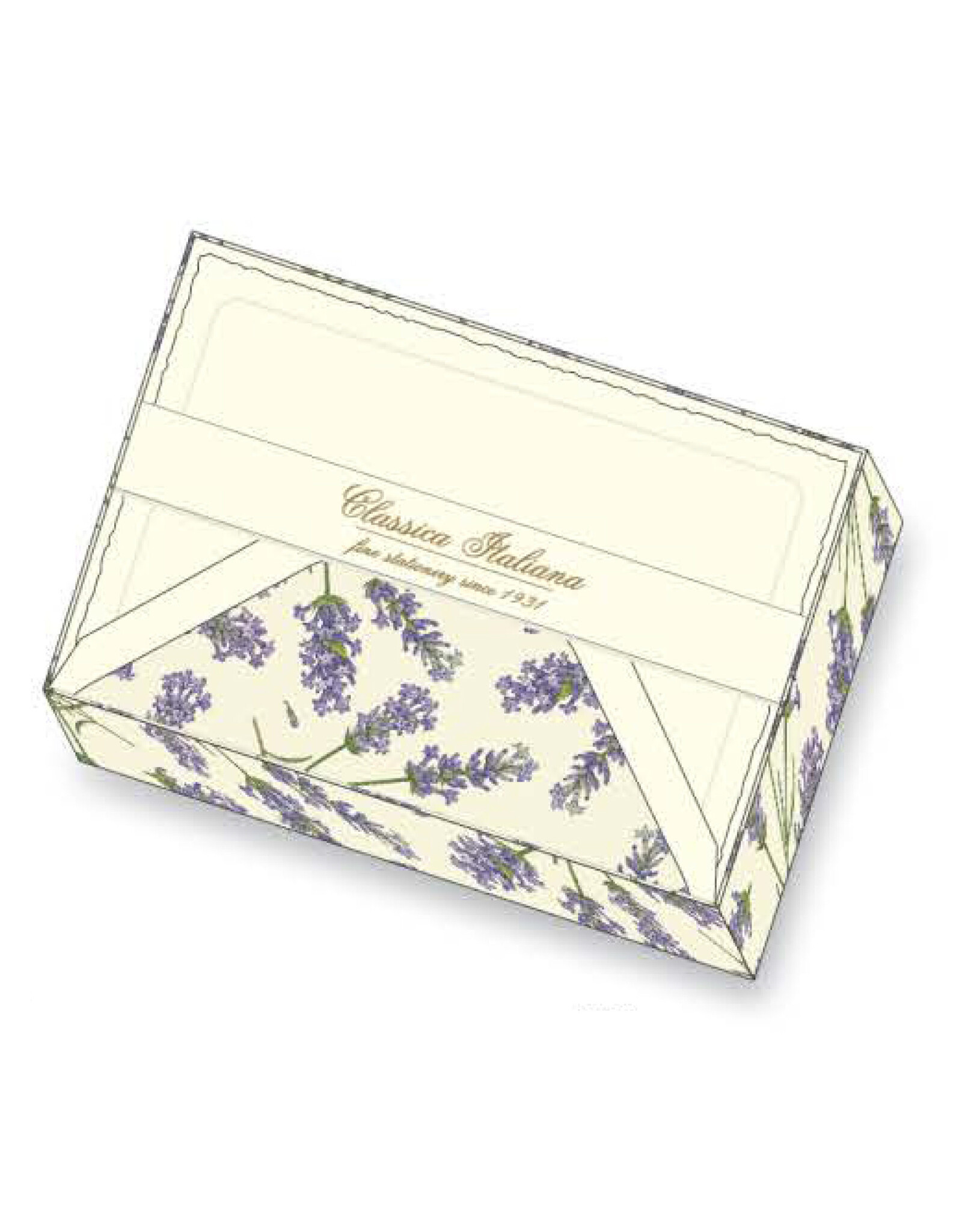 Rossi Lavender Box 10 Folded Notecards