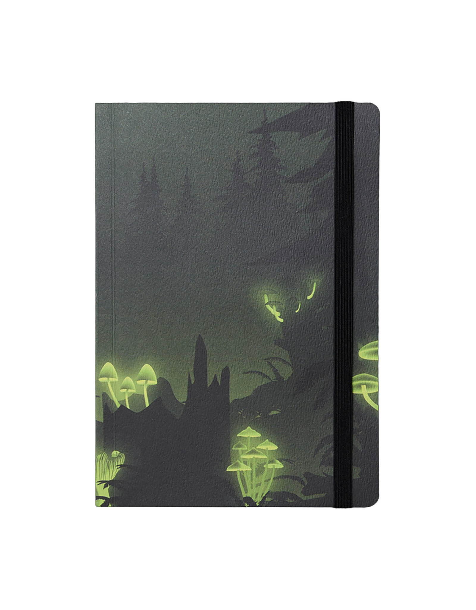 Cognitive Surplus Bioluminescent Mushrooms Dark Analysis A5 Softcover