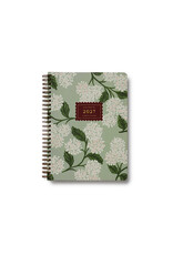 Rifle Paper Co. 2027 Sage Hydrangea 12-Month Softcover Spiral Planner