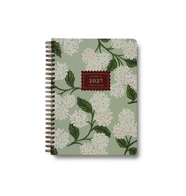 Rifle Paper Co. 2027 Sage Hydrangea 12-Month Softcover Spiral Planner
