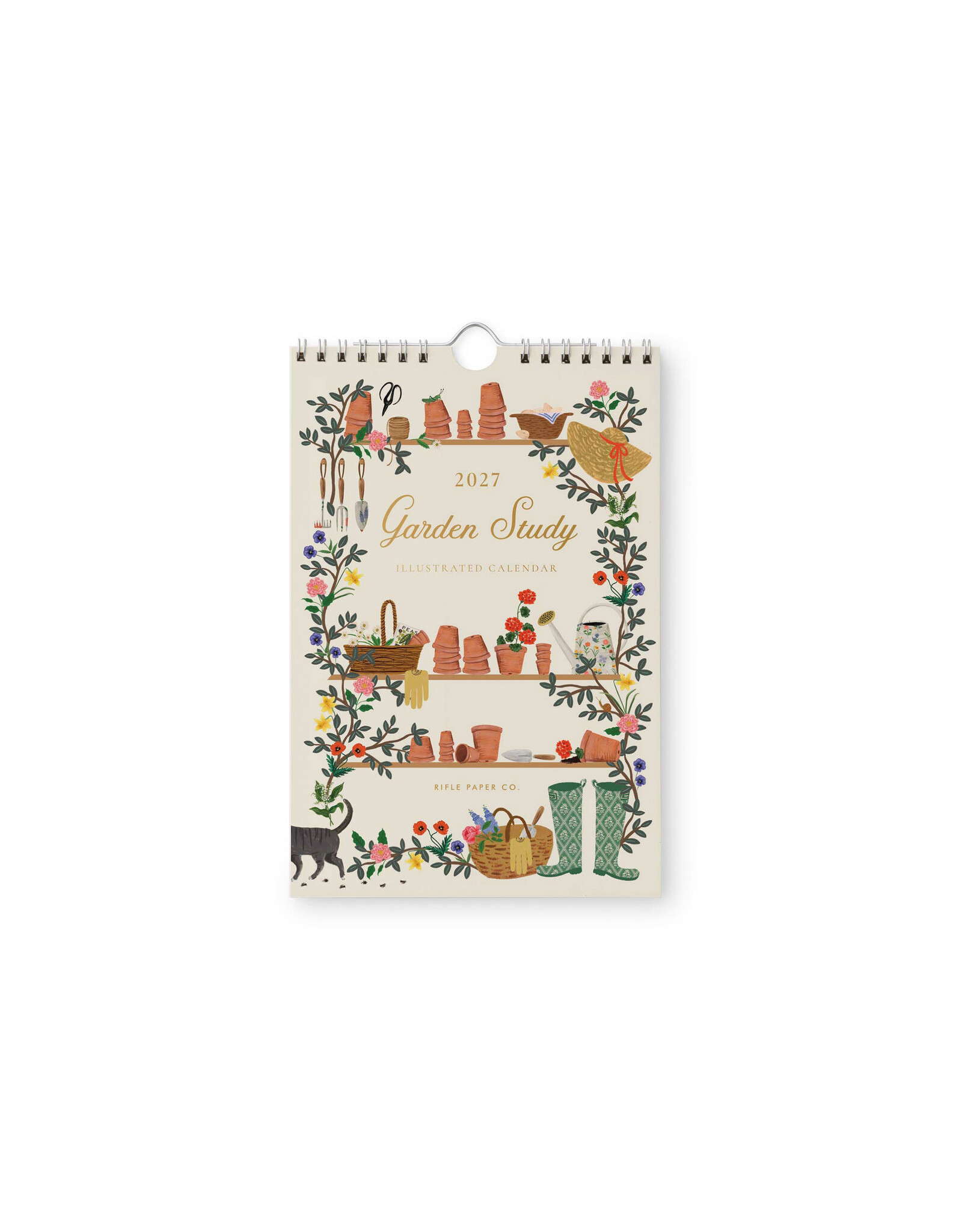 Rifle Paper Co. 2027 Garden Study Kitchen Calendar