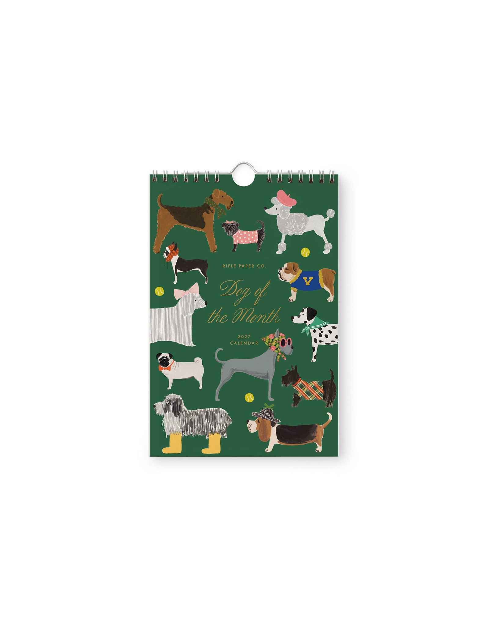 Rifle Paper Co. 2027 Dog of the Month Kitchen Calendar