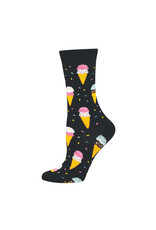 Socksmith Design Double Scoop 9-11 Women's Bamboo Crew Socks