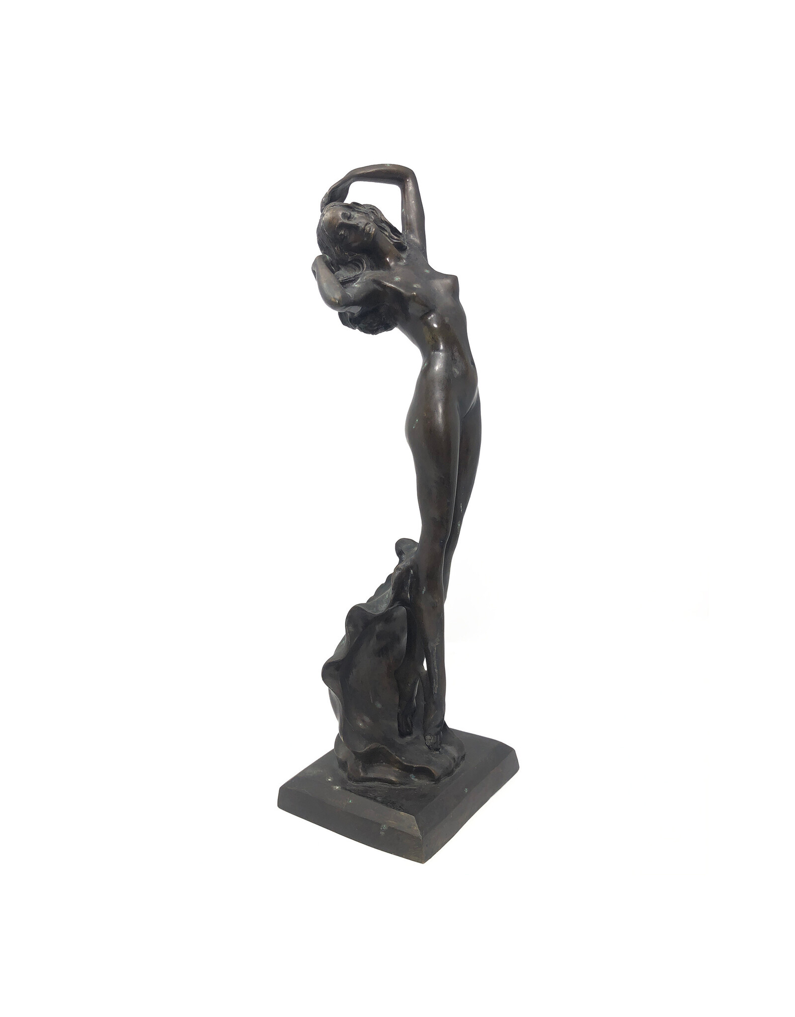 Birth of Venus Small Bronze Statue