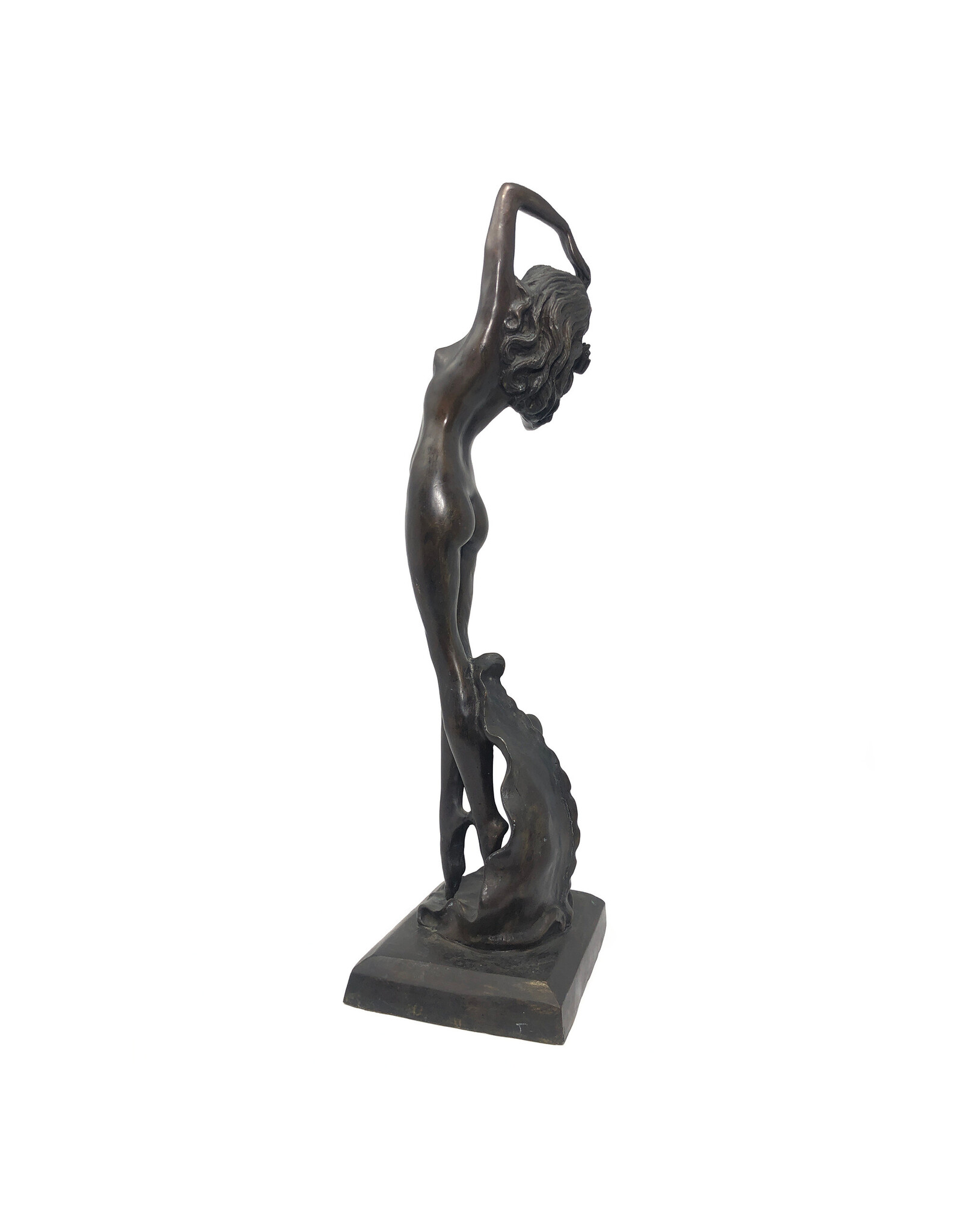 Birth of Venus Small Bronze Statue