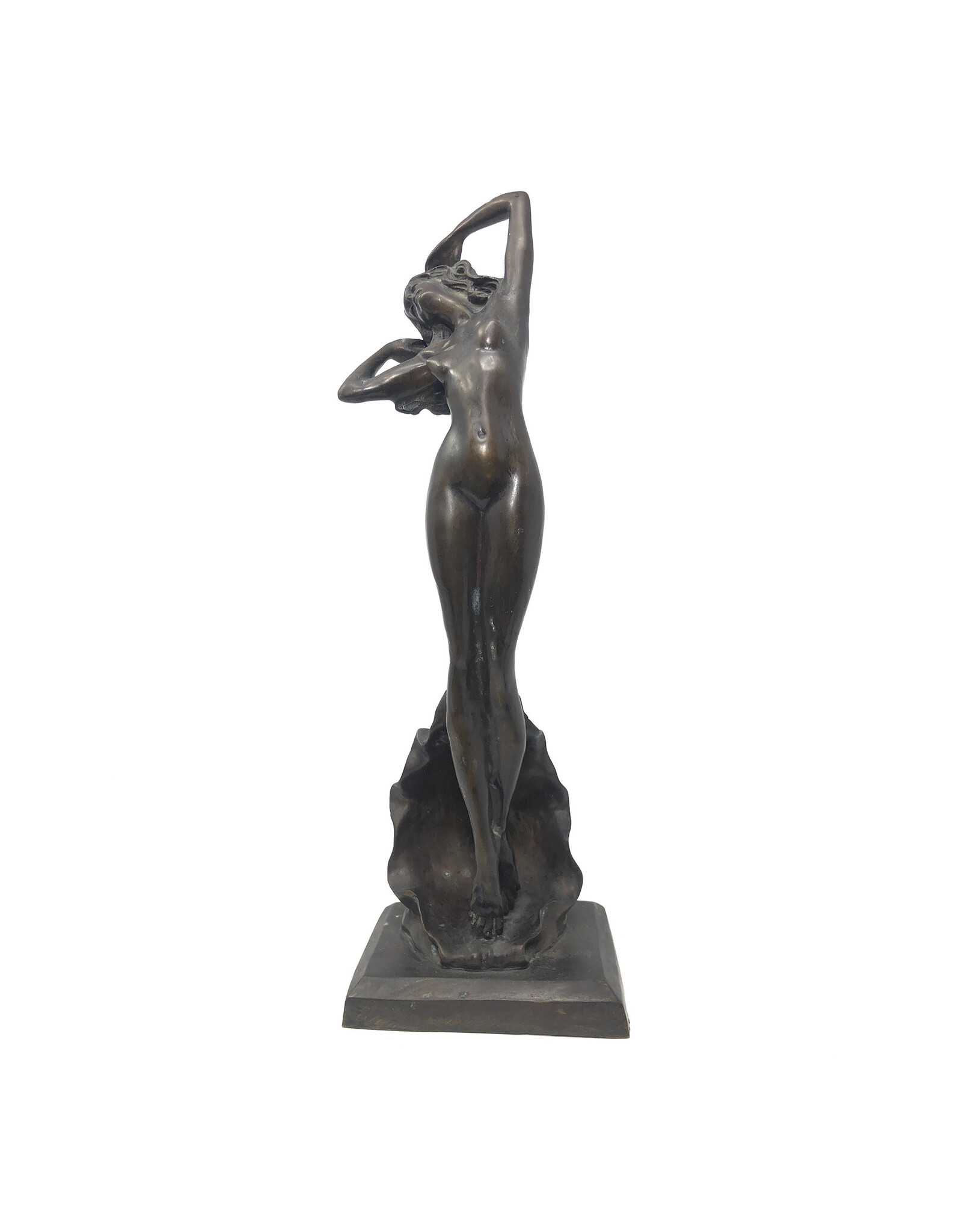 Birth of Venus Small Bronze Statue