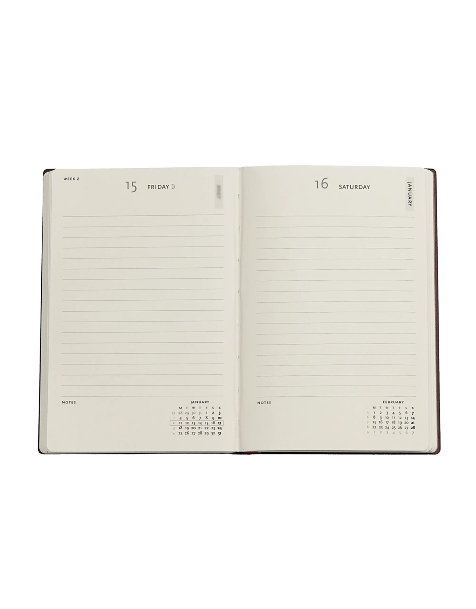 Paperblanks 2027 Shadows of Navarre 12-Month Hardcover Daily Planner Mini