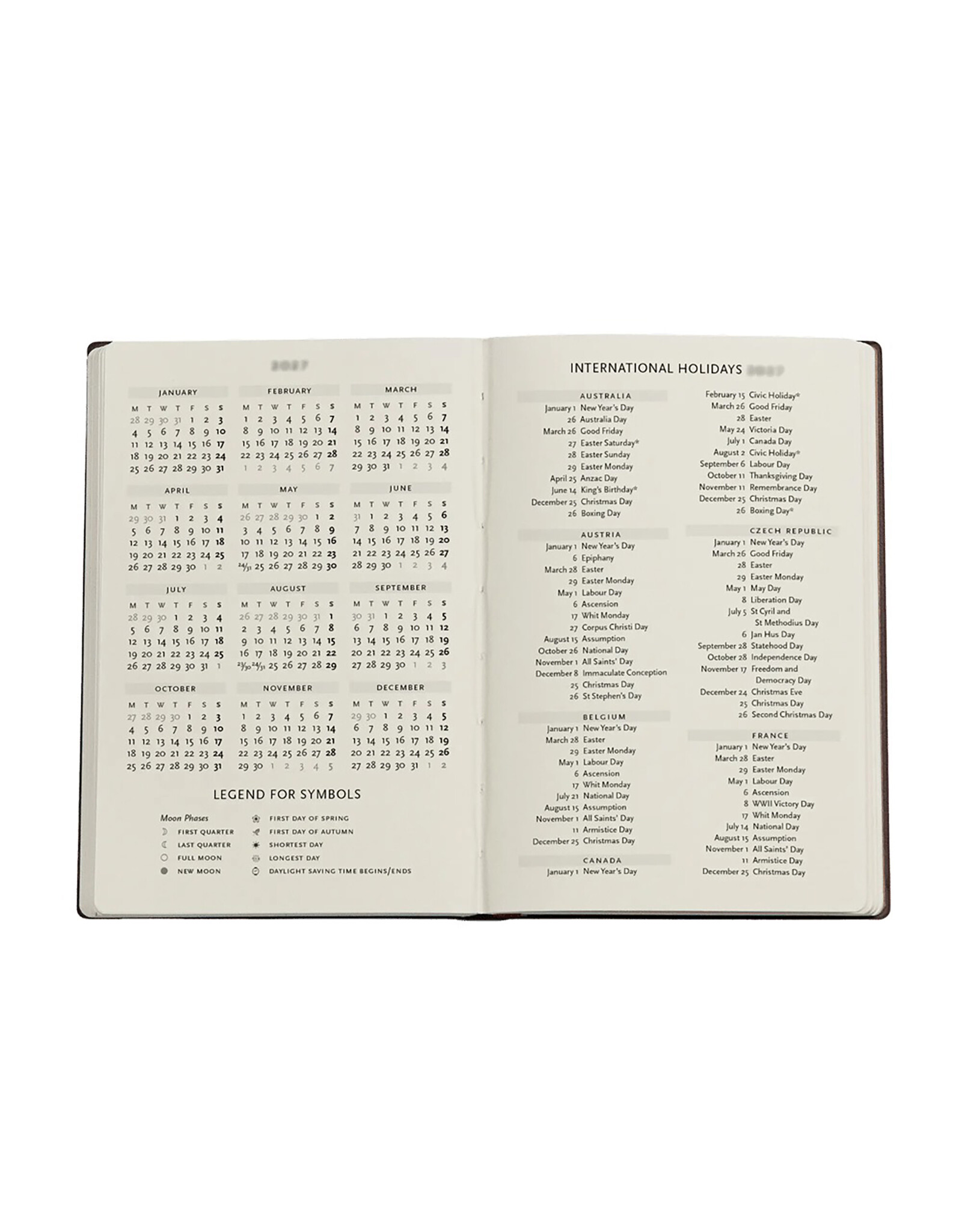 Paperblanks 2027 Shadows of Navarre 12-Month Hardcover Daily Planner Mini