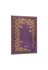 Paperblanks 2027 New York Rose 12-Month Hardcover Weekly Planner Midi Horizontal