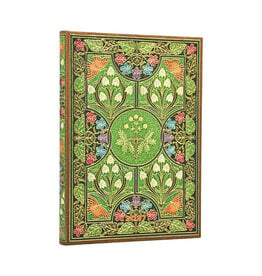 Paperblanks 2027 Poetry in Bloom 12-Month Hardcover Weekly Planner Midi Horizontal