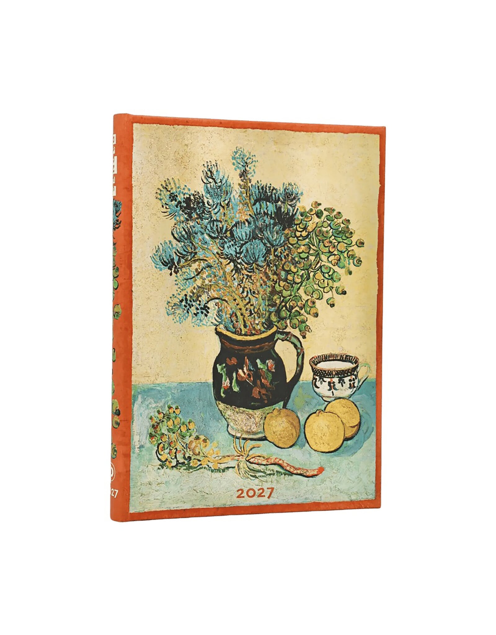 Paperblanks 2027 Van Gogh's Still Life 12-Month Hardcover Weekly Planner Midi Horizontal