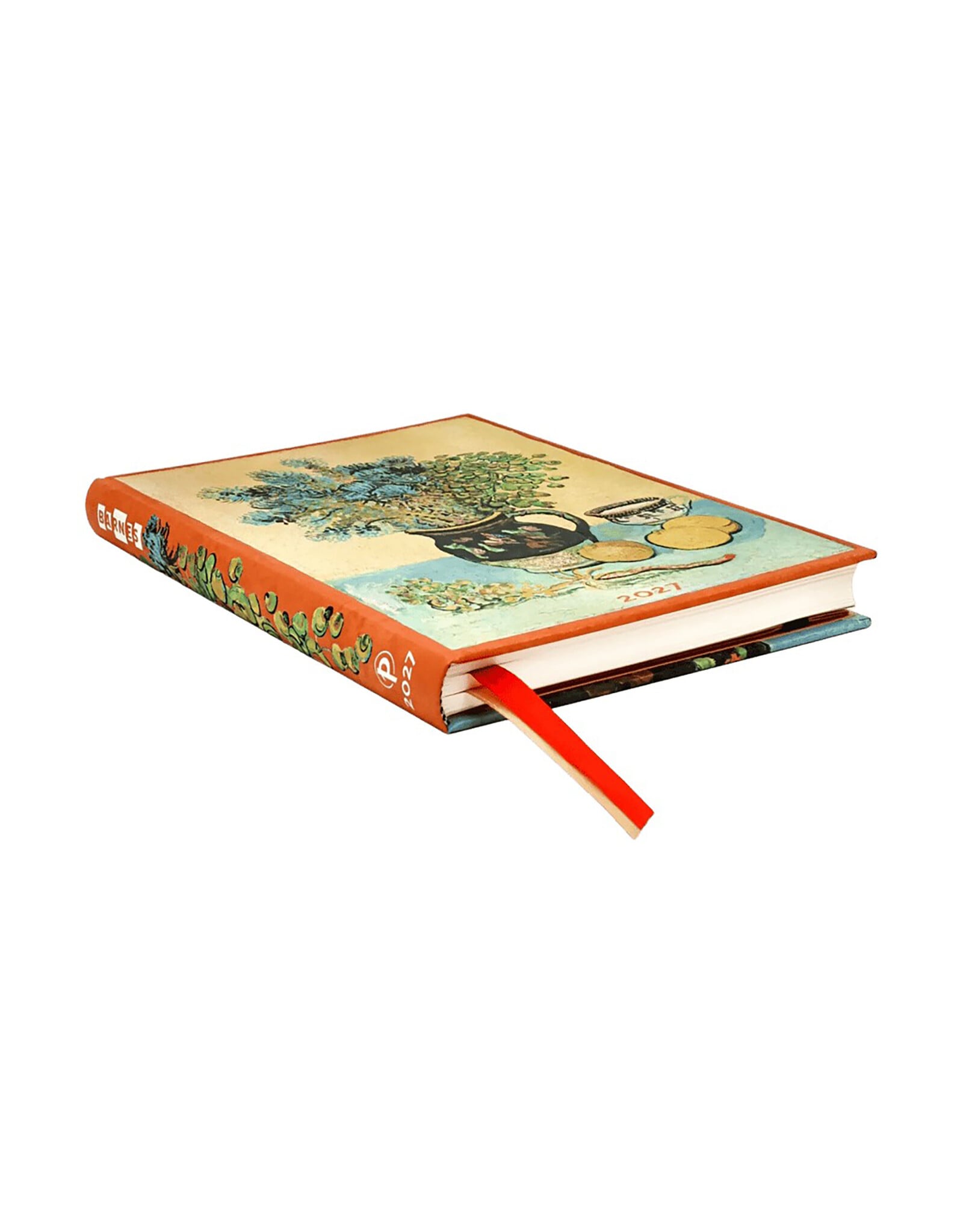 Paperblanks 2027 Van Gogh's Still Life 12-Month Hardcover Weekly Planner Midi Horizontal