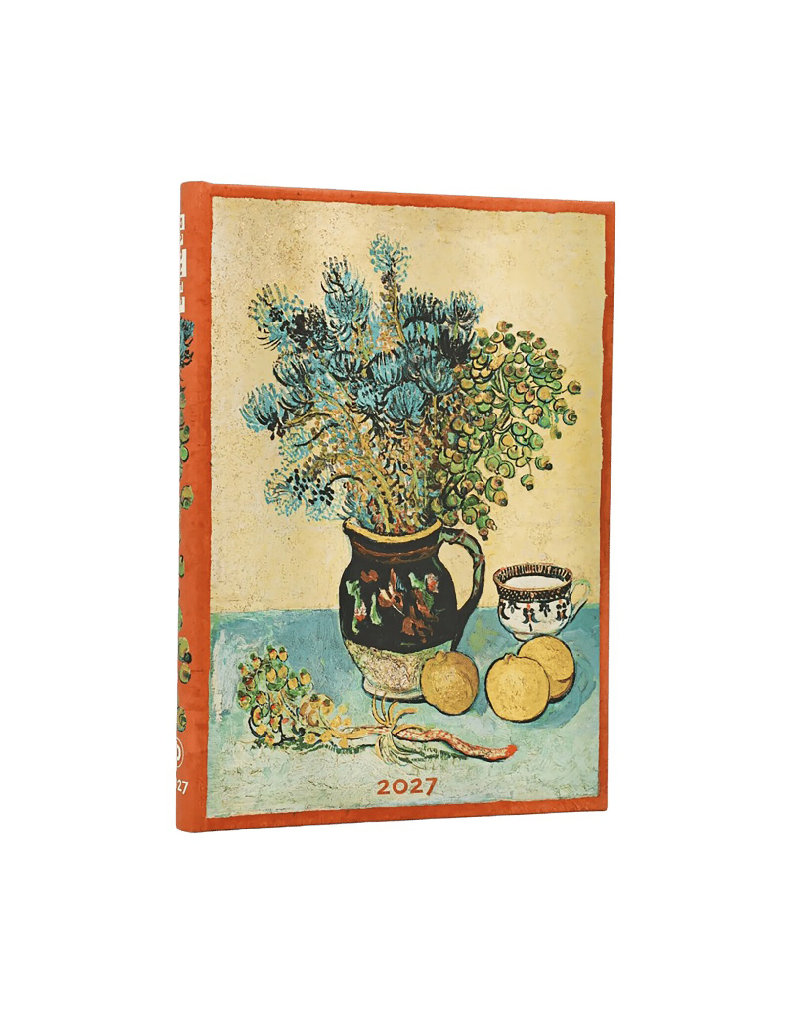 Paperblanks 2027 Van Gogh's Still Life 12-Month Hardcover Weekly Planner Midi Vertical