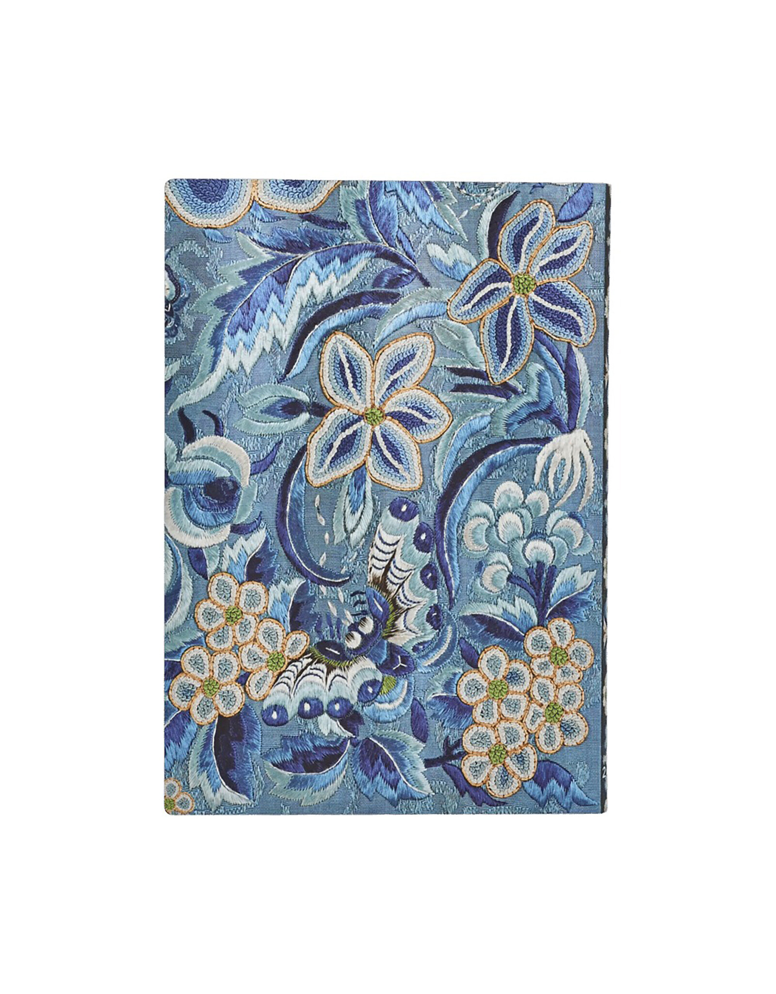 Paperblanks 2027 Blue Willow 12-Month Softcover Weekly Planner Midi Horizontal
