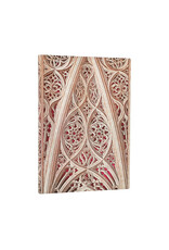 Paperblanks 2027 Vault of the Milan Cathedral Burgundy 12-Month Softcover Weekly Planner Midi Horizontal