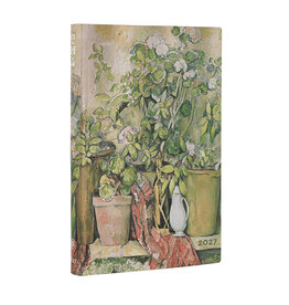 Paperblanks 2027 Cezanne's Terracotta Pots and Flowers 12-Month Hardcover Daily Planner Midi