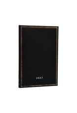 Paperblanks 2027 Black Edition 12-Month Hardcover Weekly Planner Maxi Horizontal