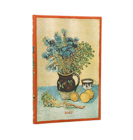 Paperblanks 2027 Van Gogh's Still Life 12-Month Hardcover Weekly Planner Maxi Horizontal