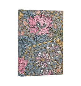 Paperblanks 2027 Morris Pink Honeysuckle 12-Month Softcover Weekly Planner Maxi Horizontal
