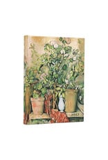 Paperblanks 2027 Cezanne's Terra Cotta Pots and Flowers 12-Month Softcover Daily Planner Maxi Horizontal