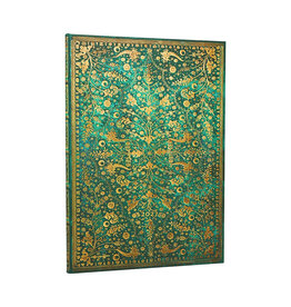 Paperblanks 2027 Emerald Flower 12-Month Hardcover Weekly Planner Grande Vertical