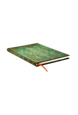Paperblanks 2027 Emerald Flower 12-Month Hardcover Weekly Planner Grande Vertical